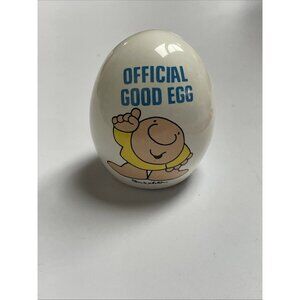 Vintage Ziggy Ceramic Egg Shaped 2” Official Good Egg
